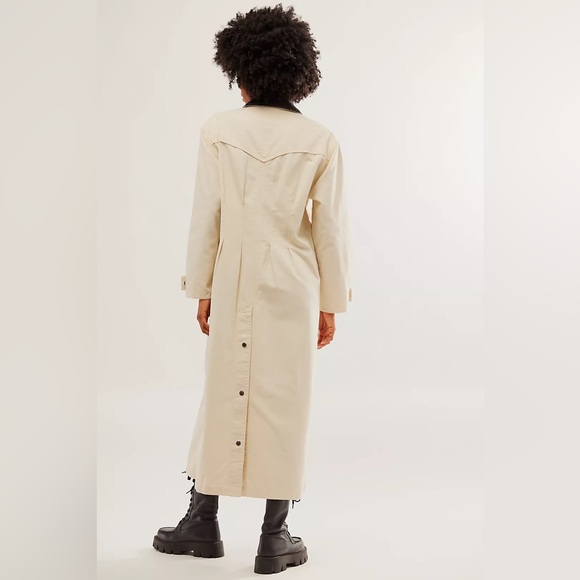 Free People Hunter Duster Canvas Barn Jacket NWOT - Picture 4 of 16